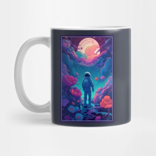 Astronaut Aesthetic Art Design | Astronaut Anime SciFi Design | Astronaut Space Art Mug